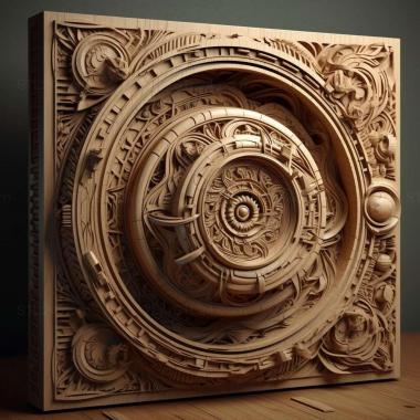 Patterns and decorations stl dimension 3 3d model